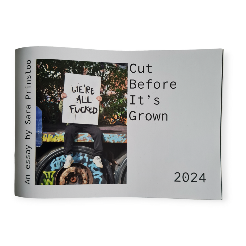 Essay Book Cut Before Its Grown Sara Prinsloo 